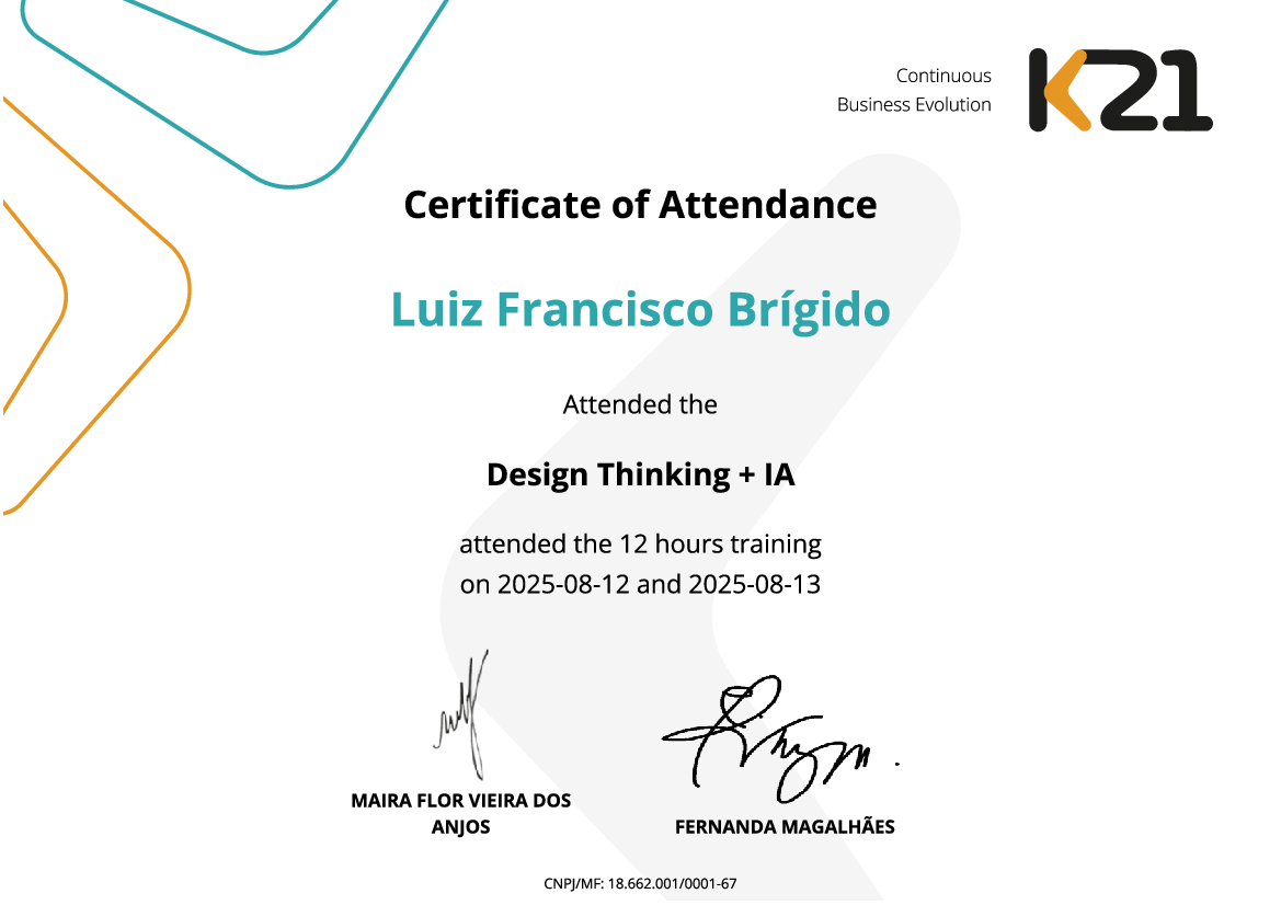 Certificado K21